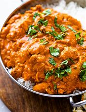 butter chicken with naan